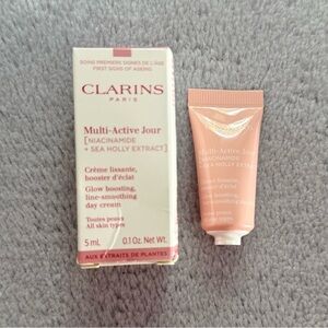 5/$25 🎆 NIB Clarins Multi-Active Day Moisturizer for Lines and Glow 0.1 oz
